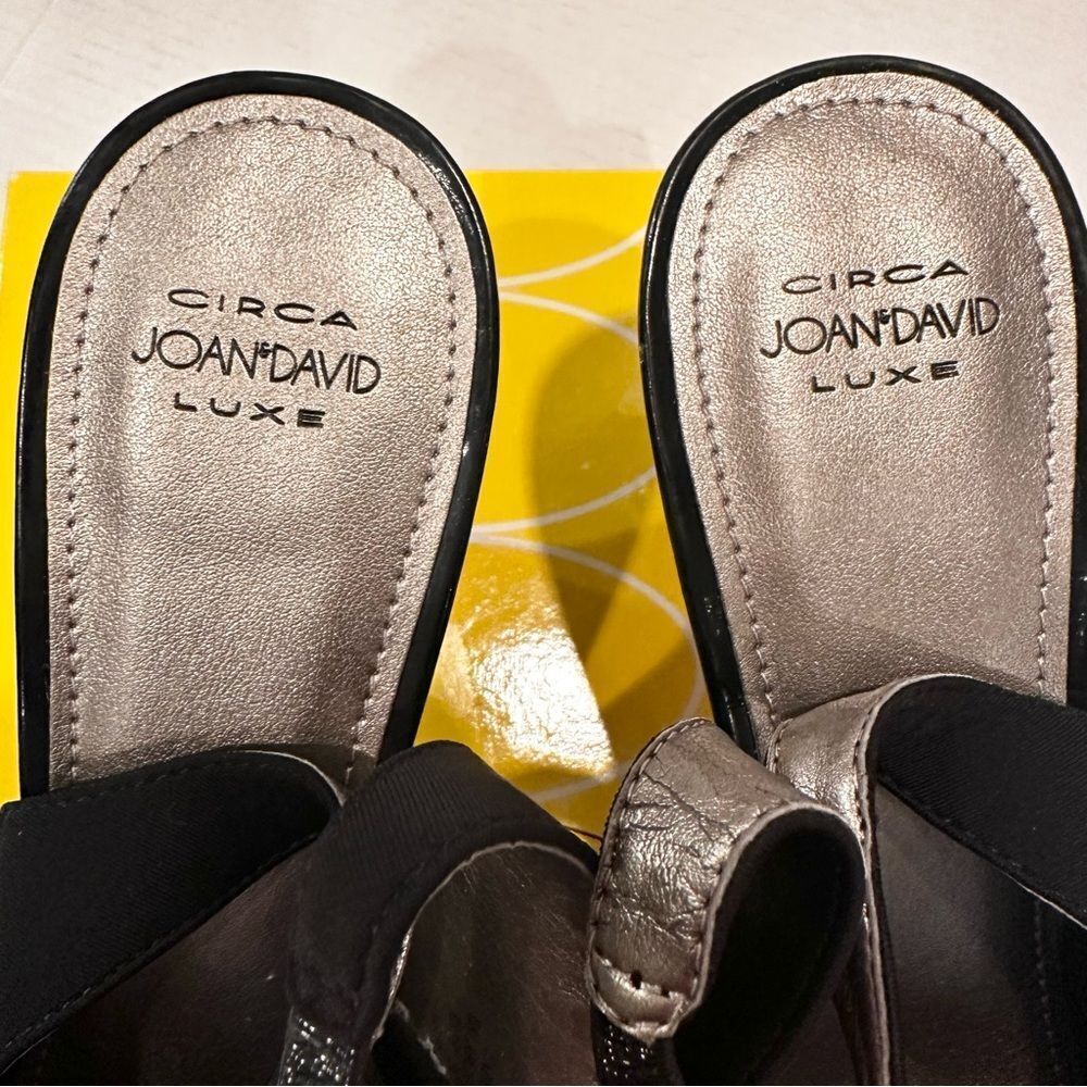 Joan & David Luxe CJDameka Slingback Pump Women's 9 Black Fabric‎ Upper NEW - Picture 2 of 8